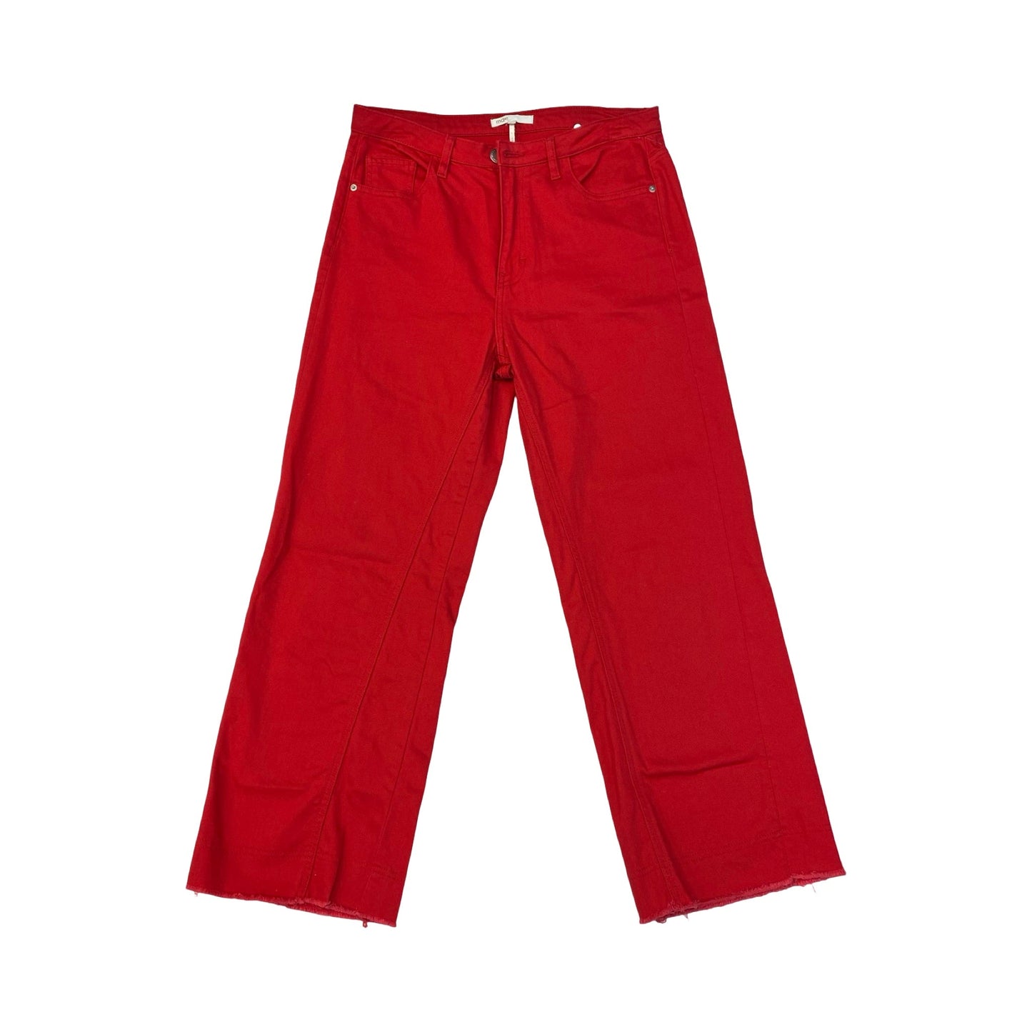 Jeans Wide Leg By Cmc In Red, Size:M