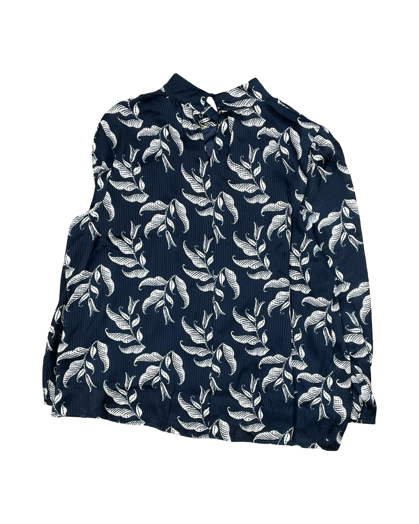 Top Sleeveless By Lane Bryant In Blue & White, Size:1X