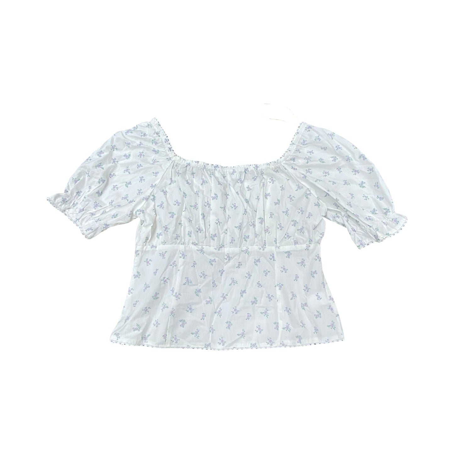Top Ss By Carly Jean In Floral Print, Size:L