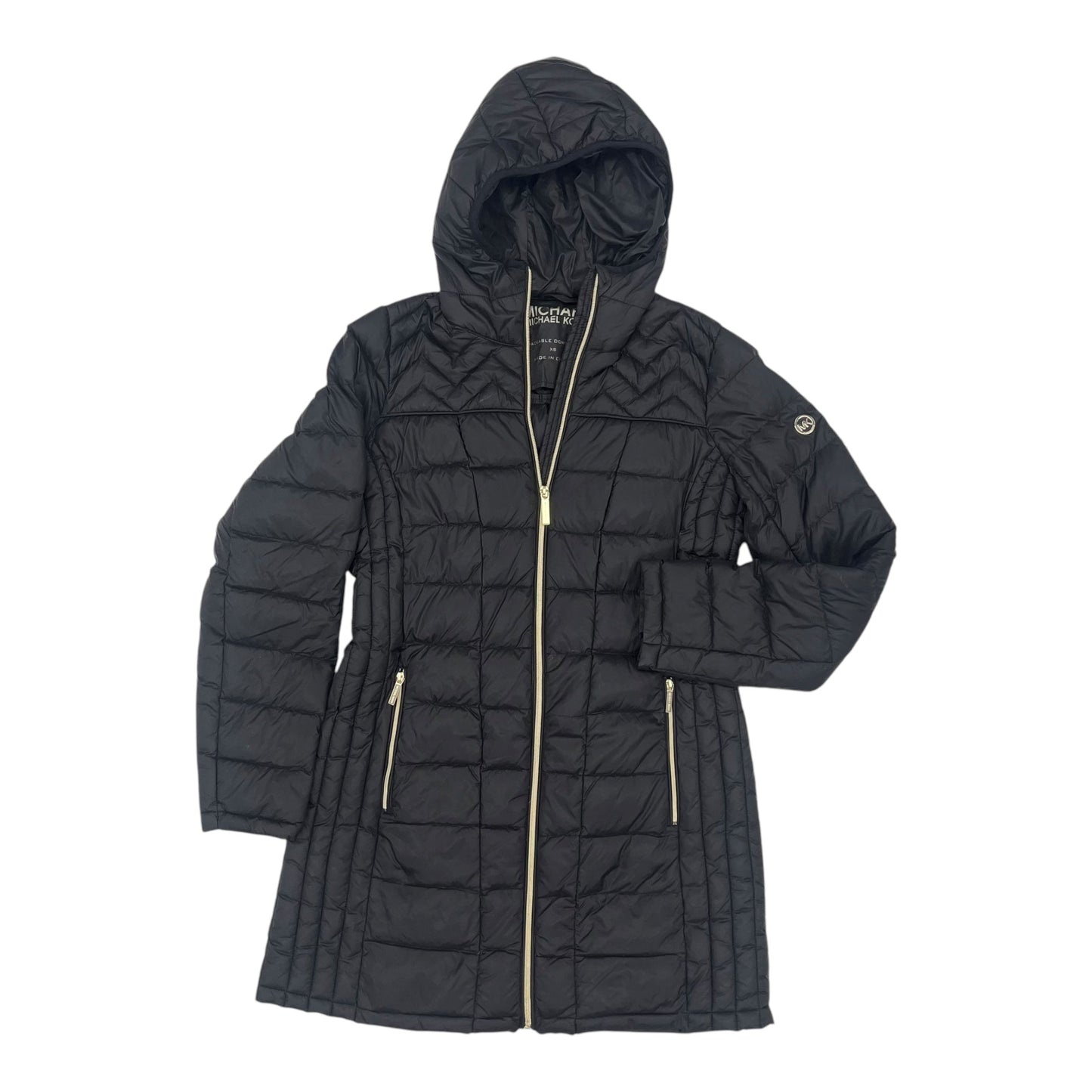 Coat Designer By Michael Kors In Black, Size:Xs