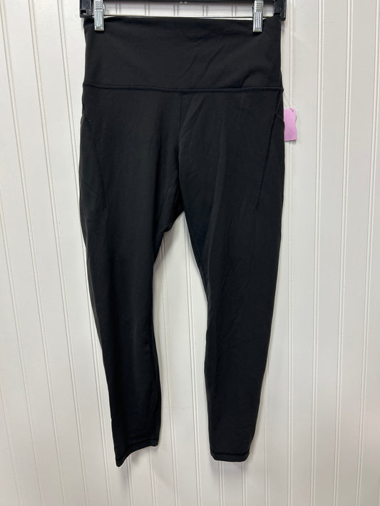 Athletic Leggings By Lululemon In Black, Size:10