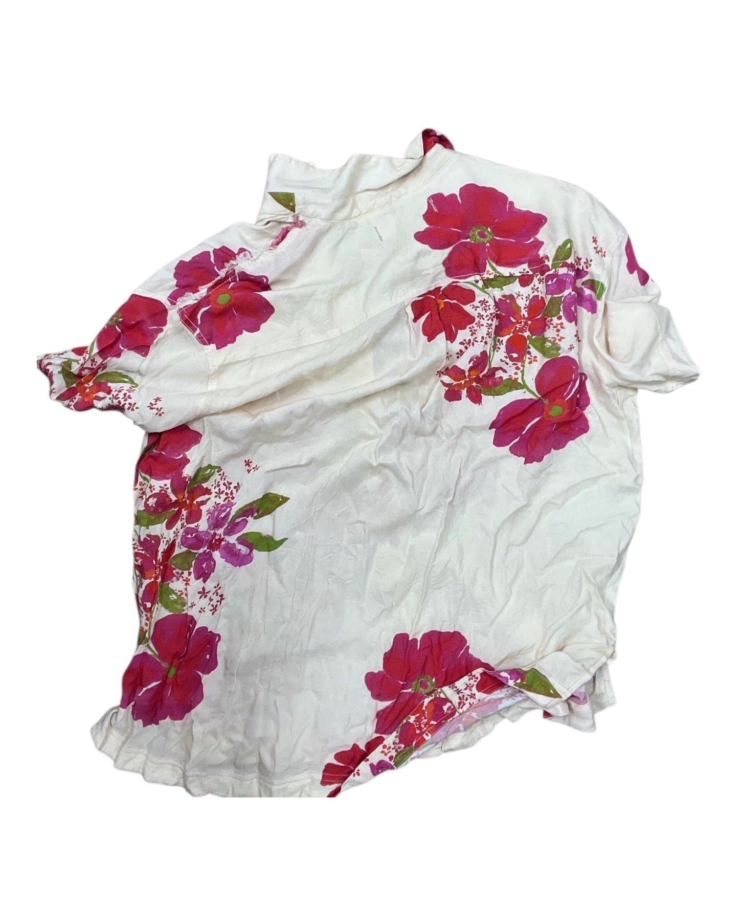 Blouse Ss By We The Free In Cream & Pink, Size:M