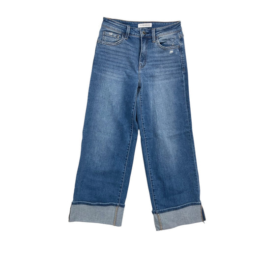 Jeans Wide Leg By Flying Monkey In Blue Denim, Size:4