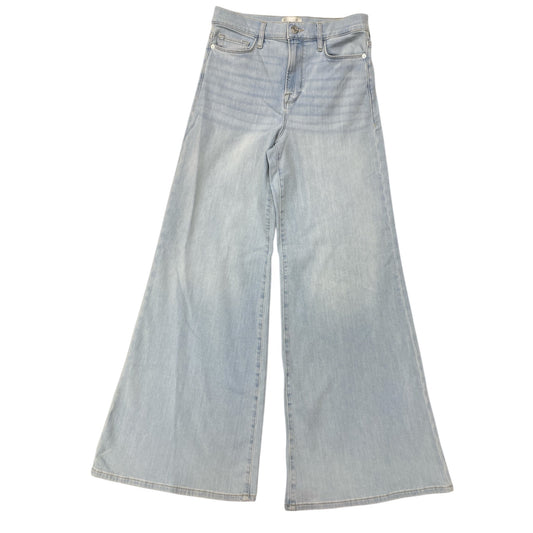 Jeans Flared By Frame In Blue Denim, Size:8