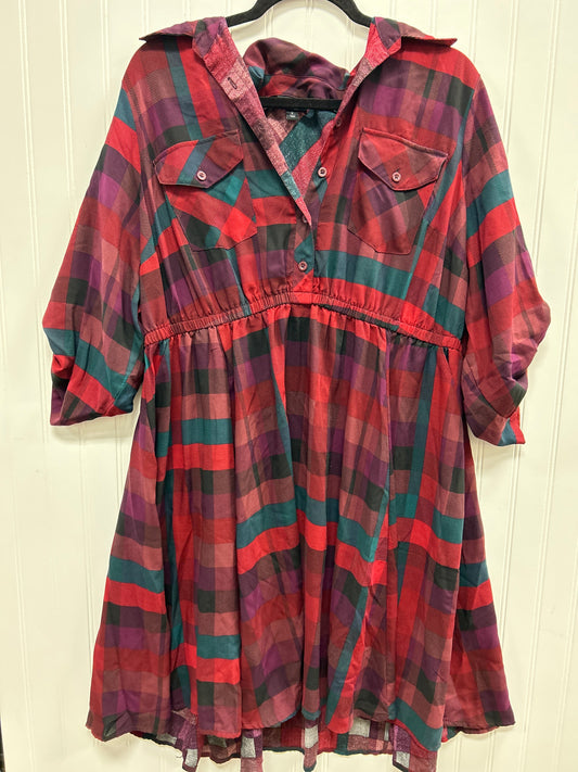 Dress Party Long By Torrid In Red, Size:2X