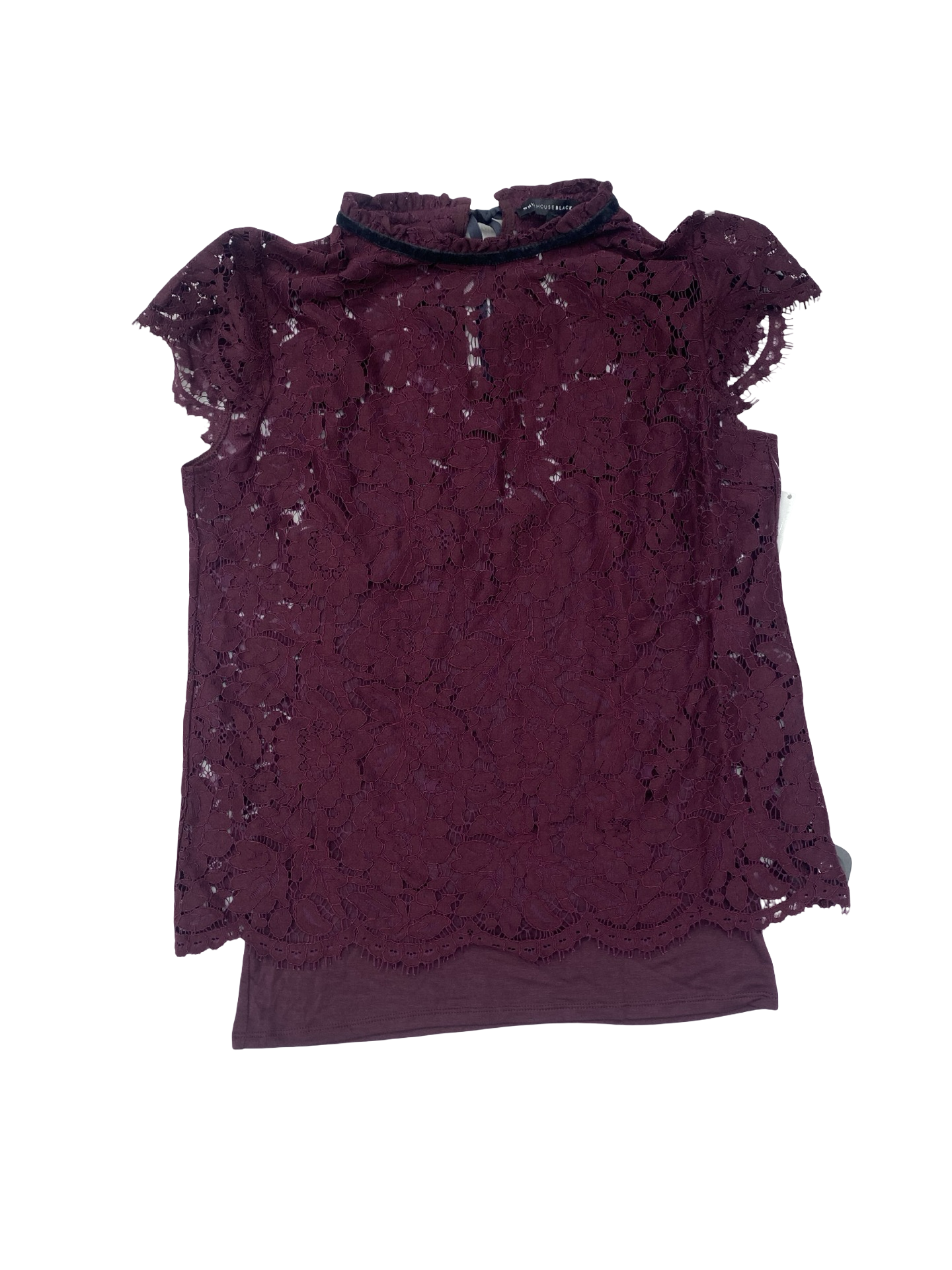 Top Sleeveless By White House Black Market In Maroon, Size:S