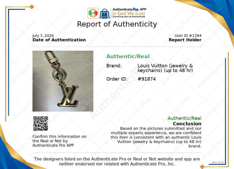 Key Chain Luxury Designer By Louis Vuitton, Size: