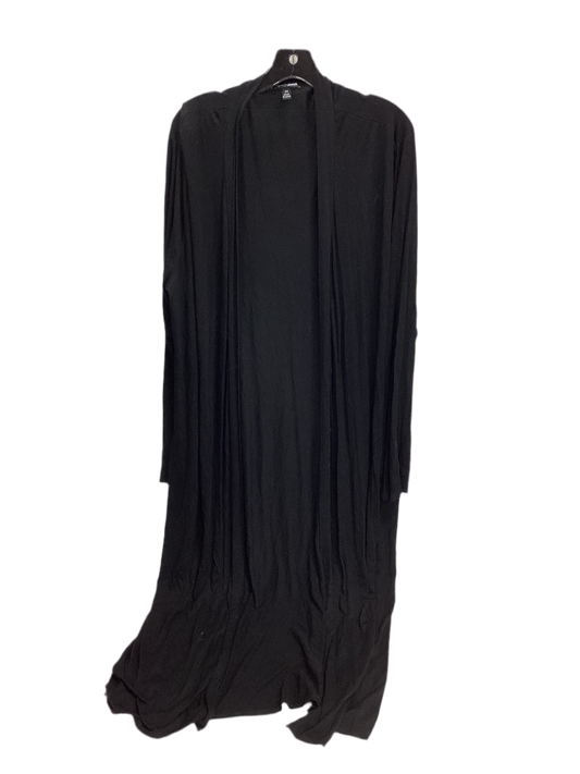 Sweater Cardigan By Fashion Nova In Black, Size:2X