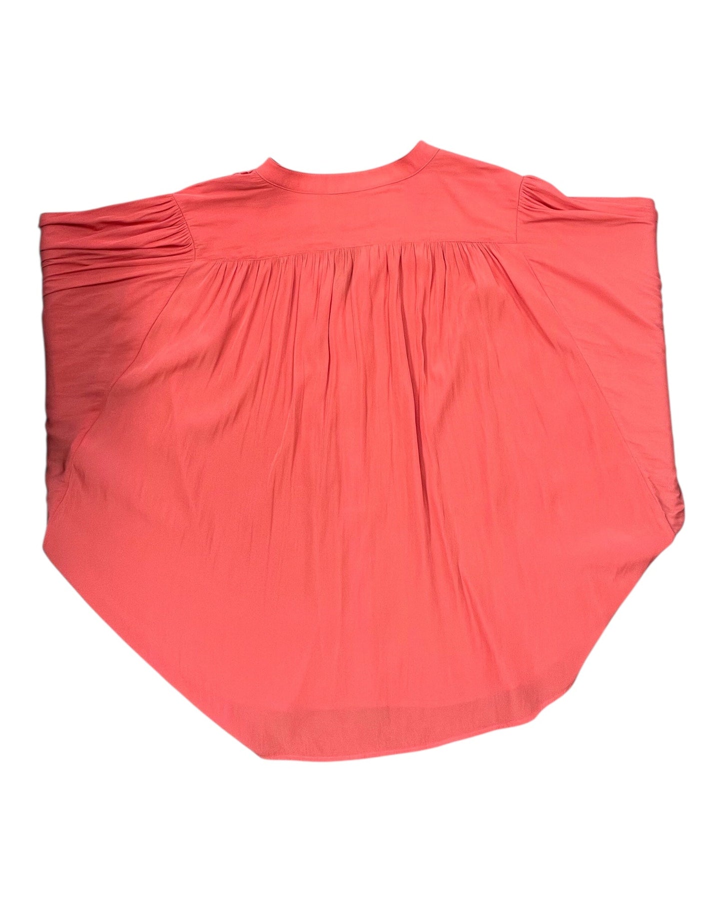 Top 3/4 Sleeve By Chicos In Orange, Size:L