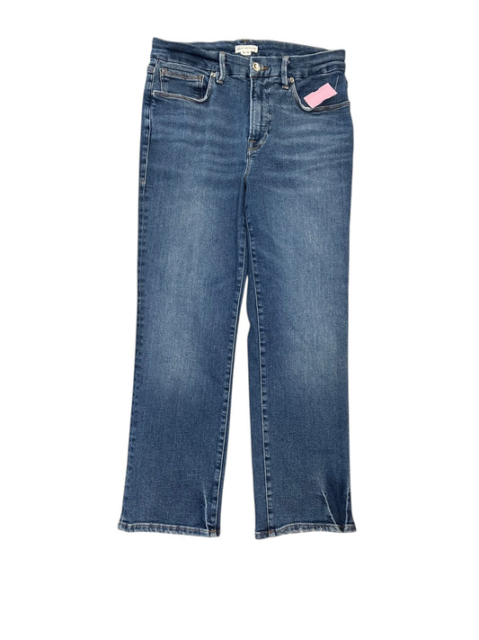 Jeans Boot Cut By Good American In Blue Denim, Size:12