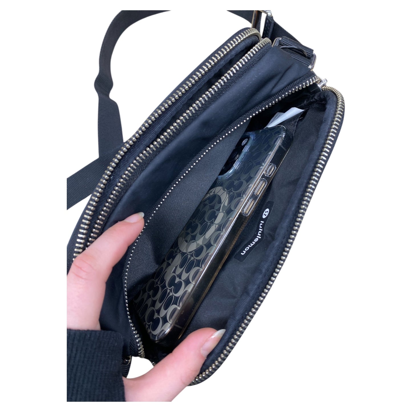 Handbag By Lululemon In Black, Size:Small