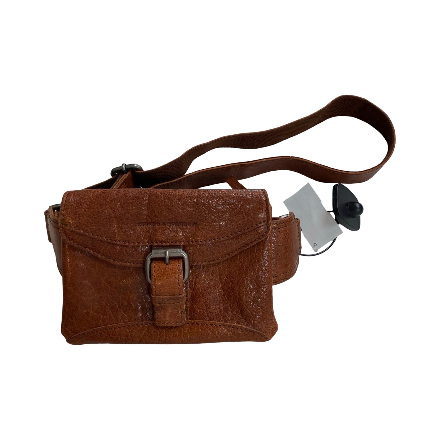 Belt Bag Leather By Cmc In Brown, Size:Small