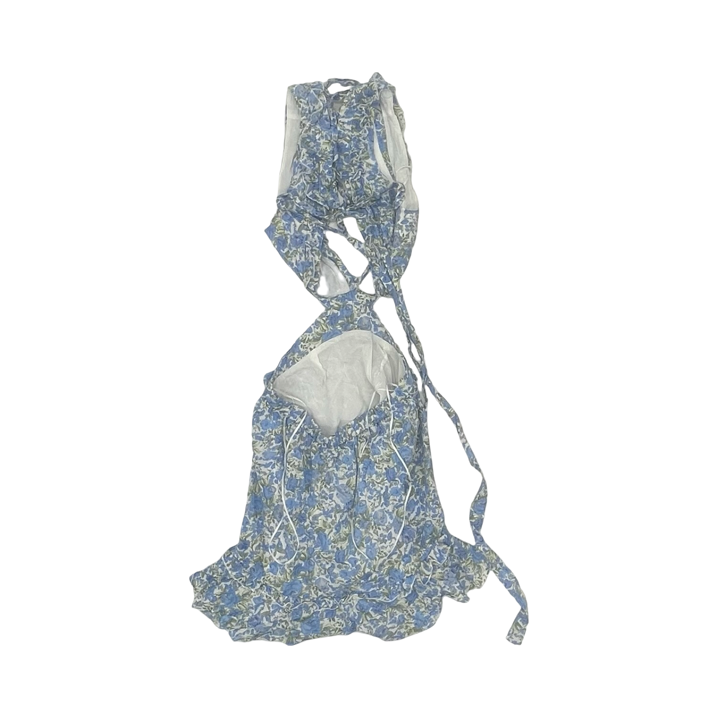 Dress Casual Short By Mable In Blue & White, Size:S