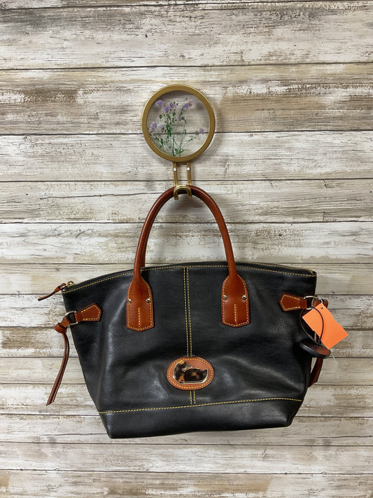 Handbag Designer By Dooney And Bourke In Black & Brown, Size:Medium