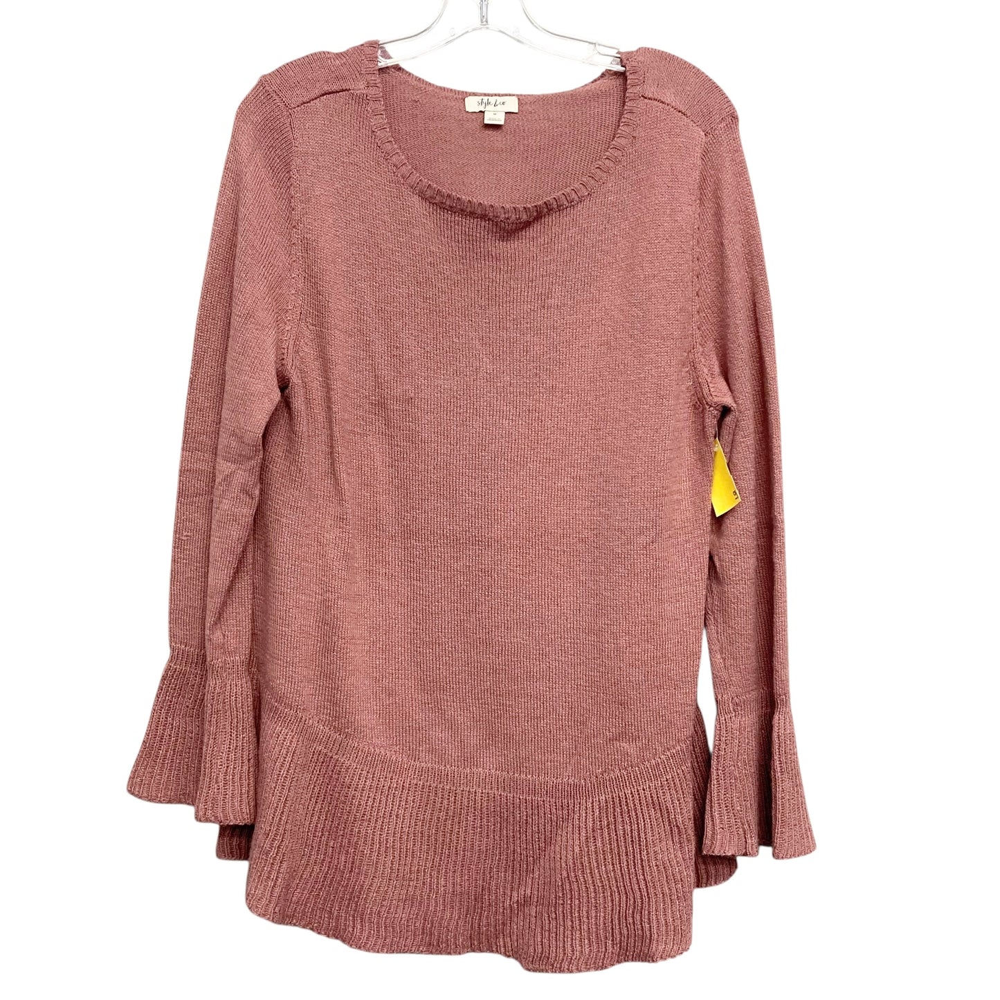 Sweater By Style And Company In Pink, Size:M