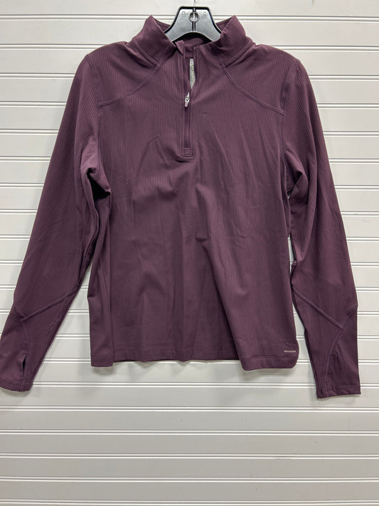 Athletic Top Ls Collar By Mondetta In Purple, Size:L