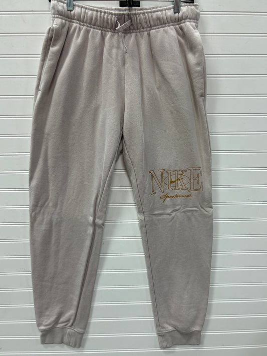 Athletic Pants By Nike Apparel In Tan, Size:M