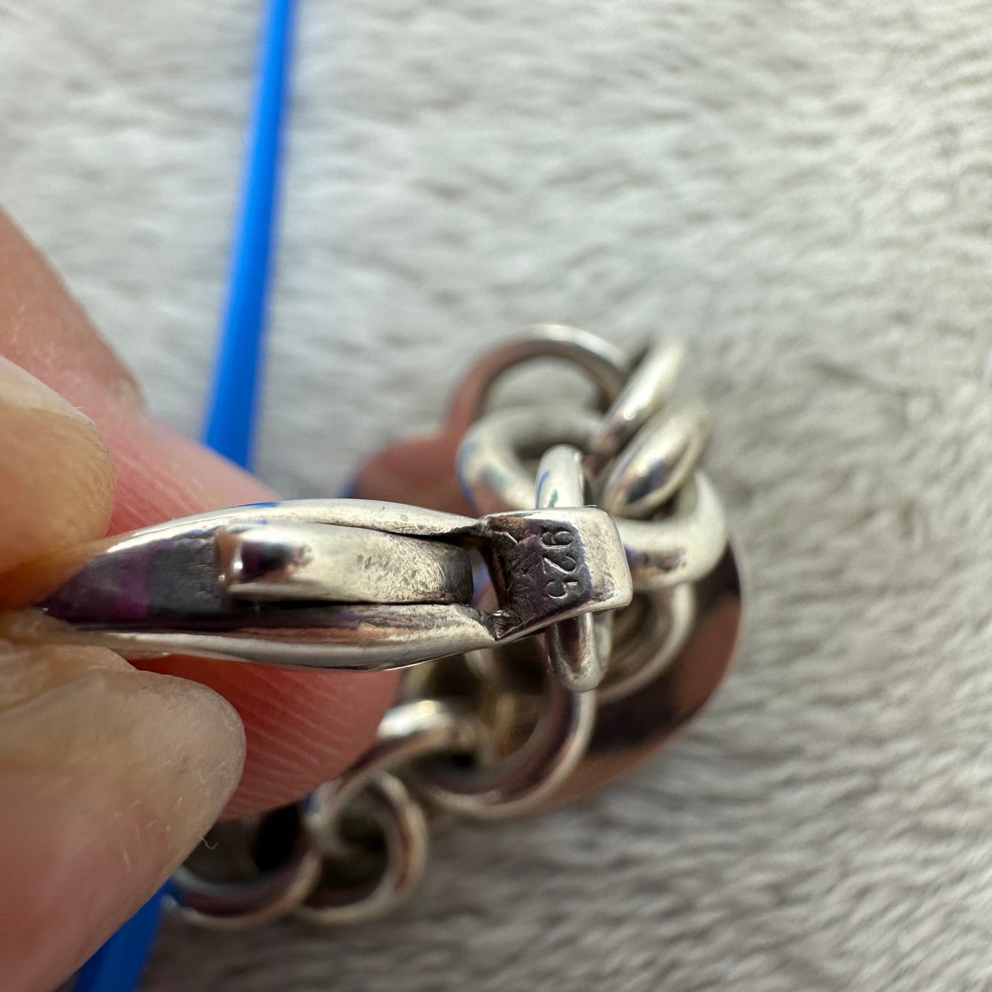 Return to Tiffany sterling silver heart tag charm bracelet Luxury Designer By Tiffany And Company