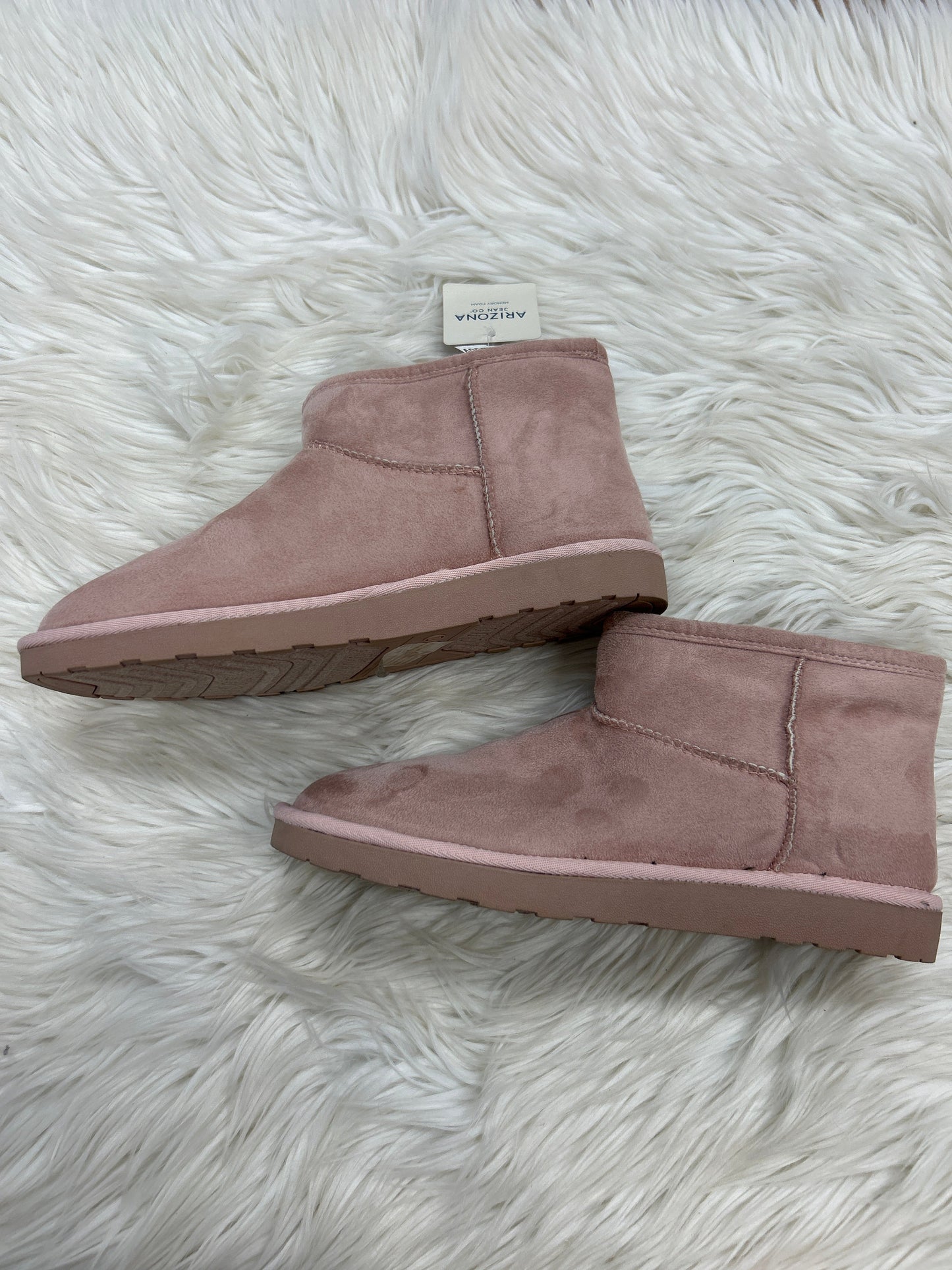 Boots Ankle Flats By Arizona In Pink, Size:10 NEW