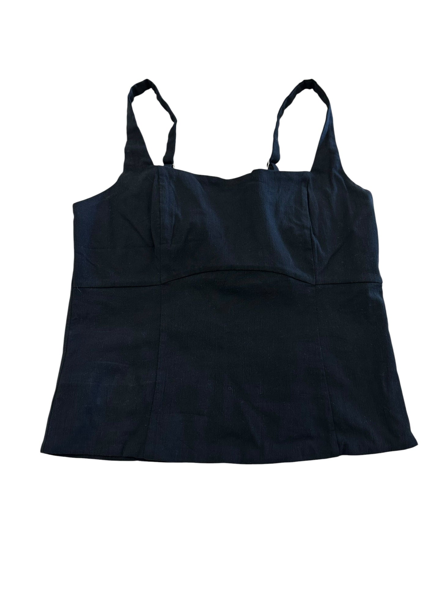 Top Sleeveless By Abercrombie And Fitch In Black, Size:M