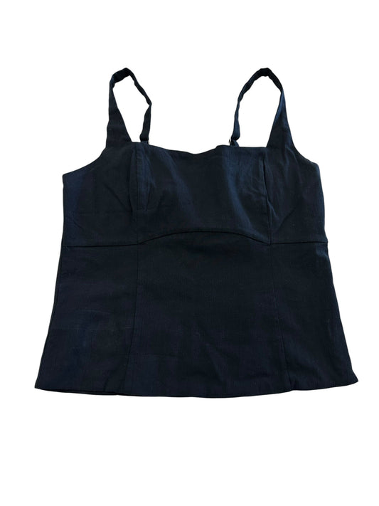 Top Sleeveless By Abercrombie And Fitch In Black, Size:M