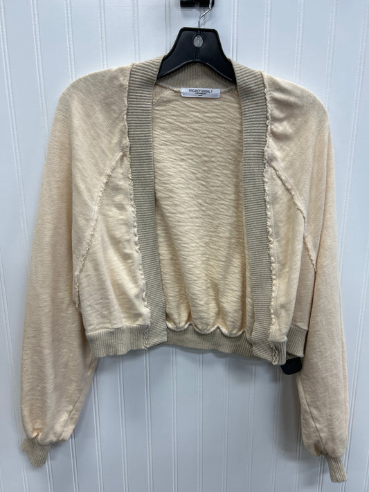 Cardigan By Project Social Tee In Cream, Size:S