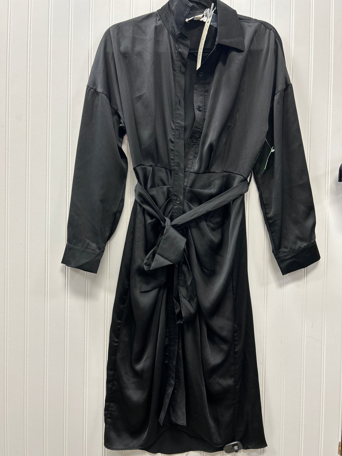 Dress Casual Midi By She + Sky In Black, Size:S NWT