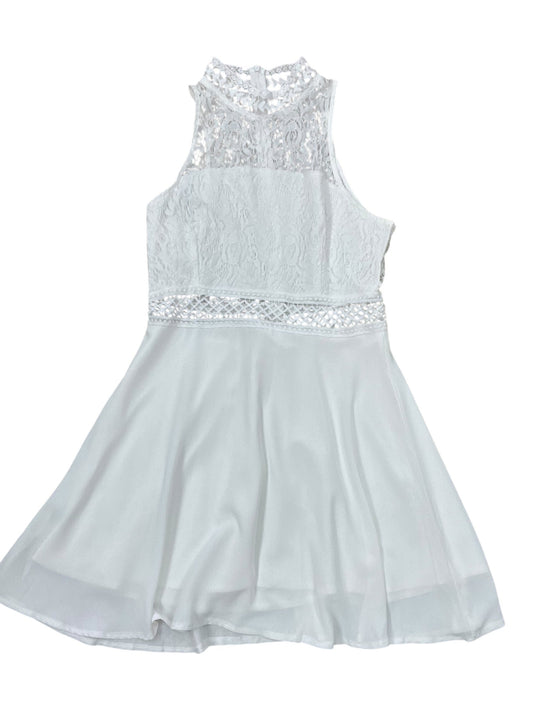 Dress Casual Midi By Merona In Black & White, Size:M