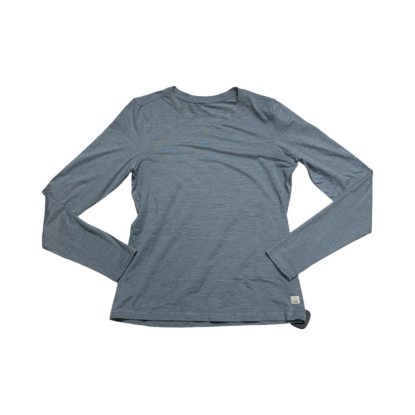 Athletic Top Ls Collar By Vuori In Grey, Size:M