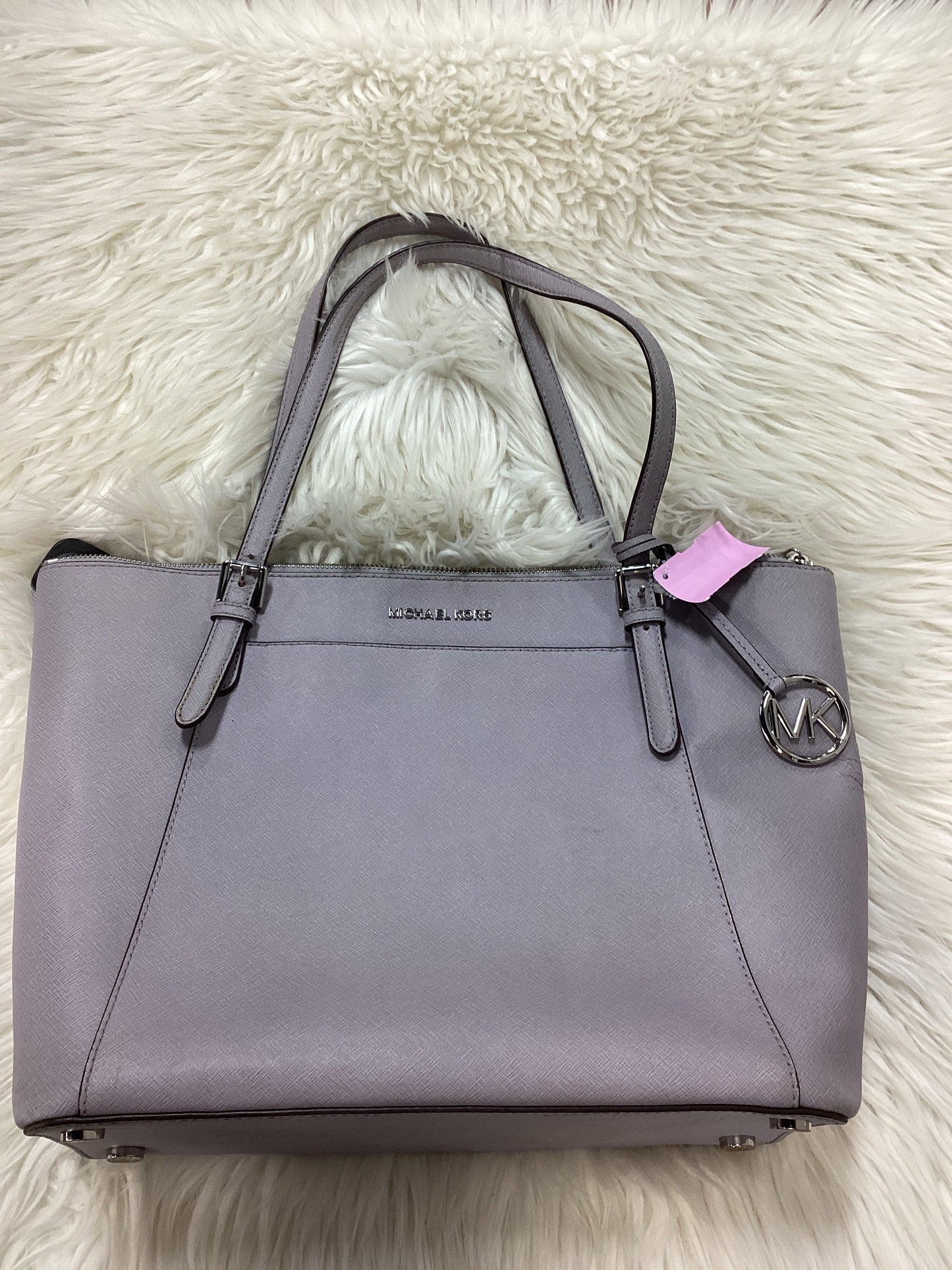 Handbag Designer By Michael Kors In Grey, Size:Large