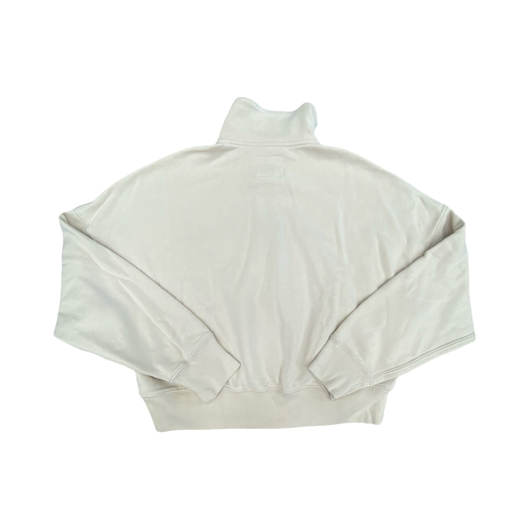 Sweatshirt Collar By Abercrombie And Fitch In Cream, Size:S