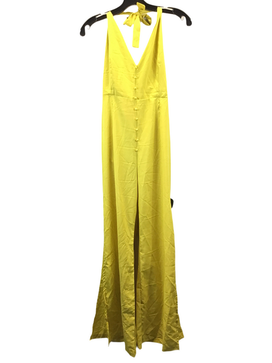 Yellow Jumpsuit Clothes Mentor, Size L