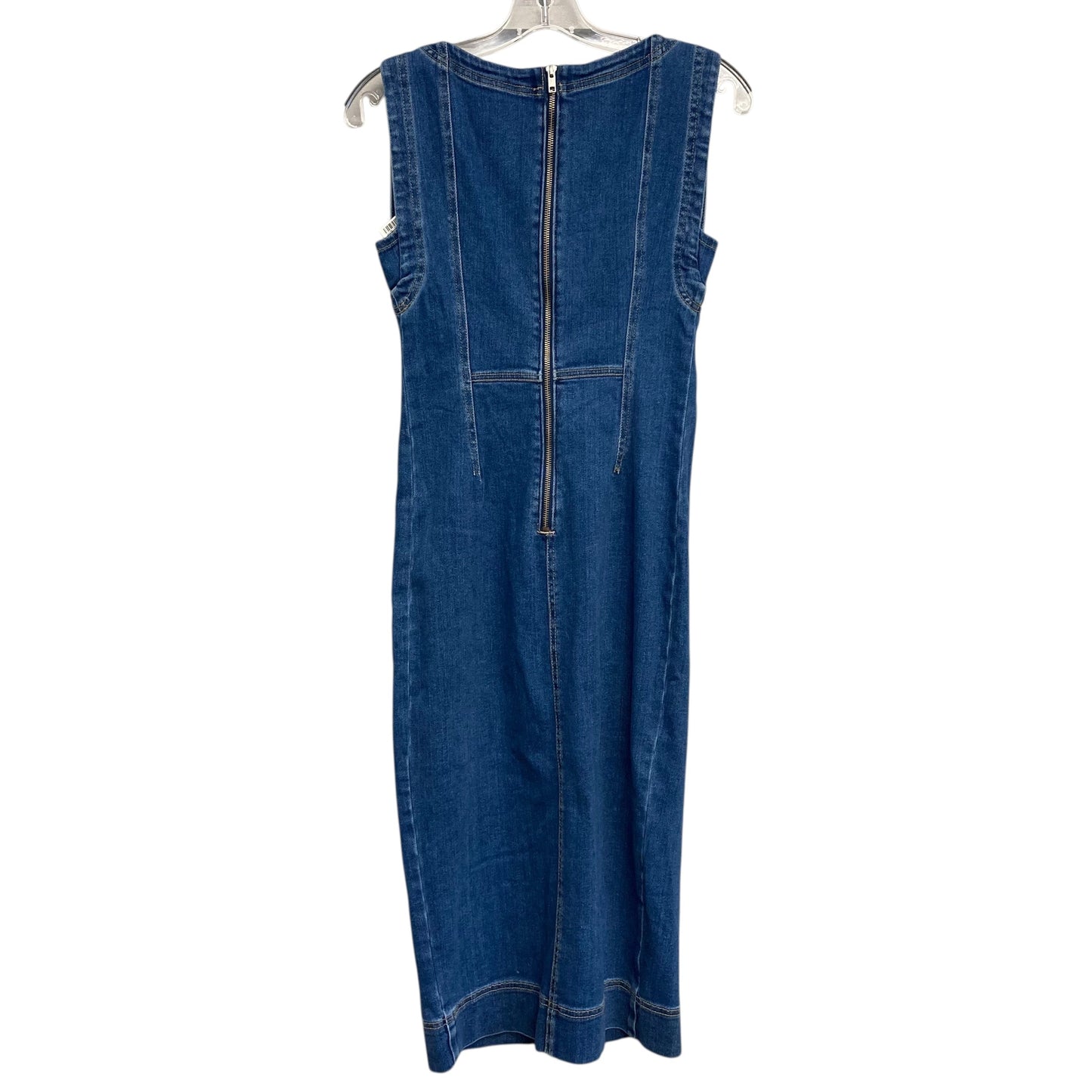Dress Casual Midi By Pilcro In Blue Denim, Size:Xs