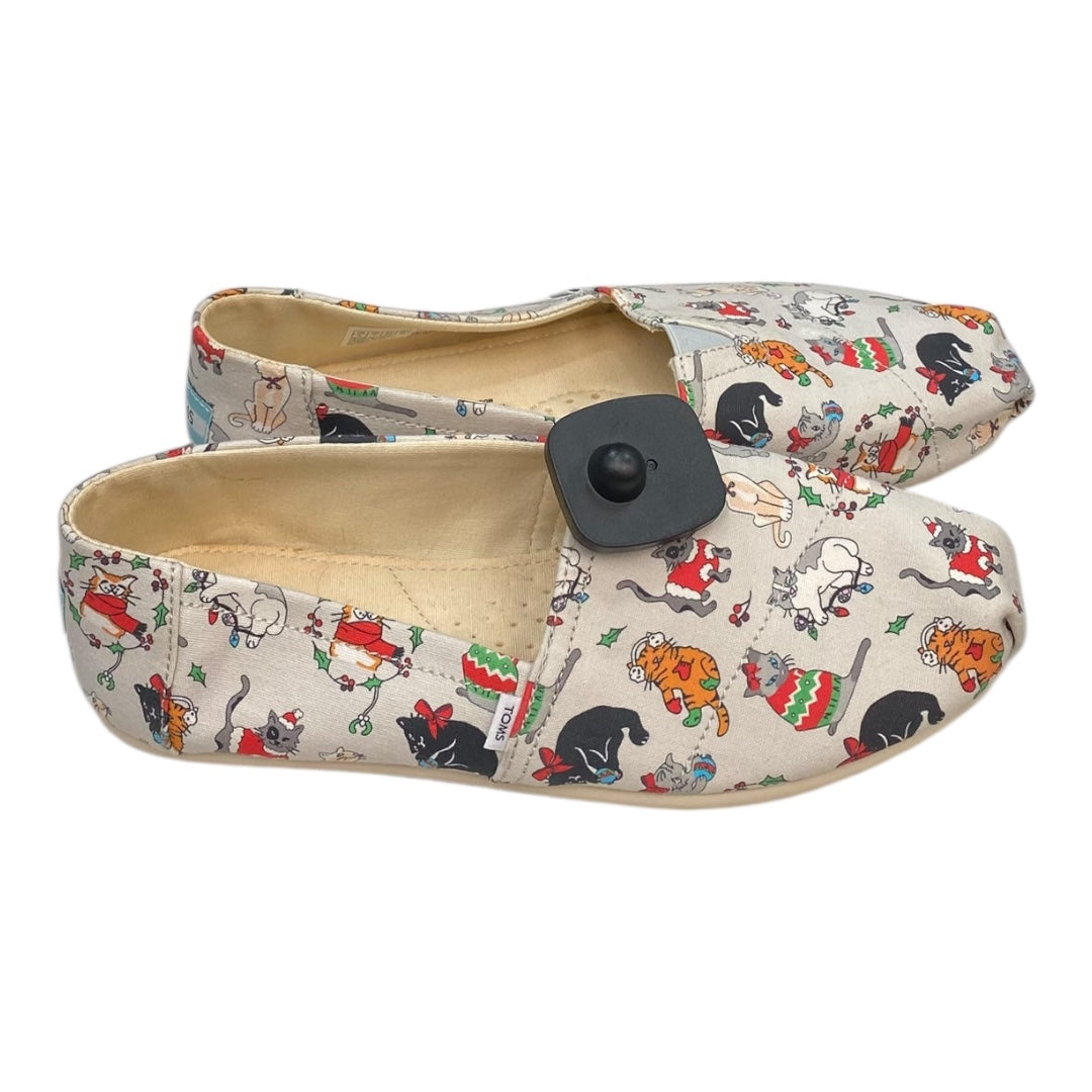 Shoes Flats By Toms In Multi, Size:9