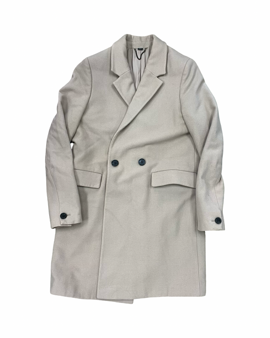 Coat Peacoat By Cma In Tan, Size:S