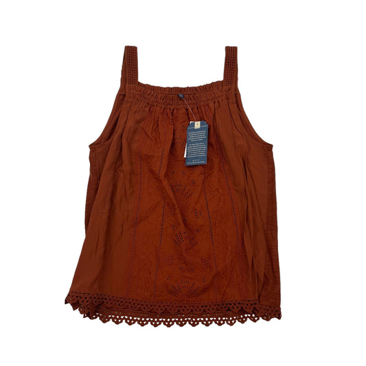 BROWN DEMOCRACY TOP SLEEVELESS, Size S