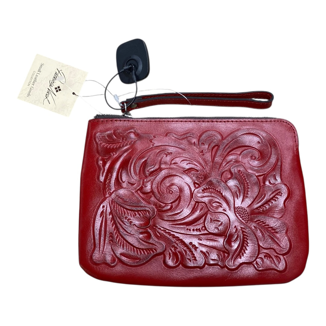 Wristlet Designer By Patricia Nash In Red, Size:Large