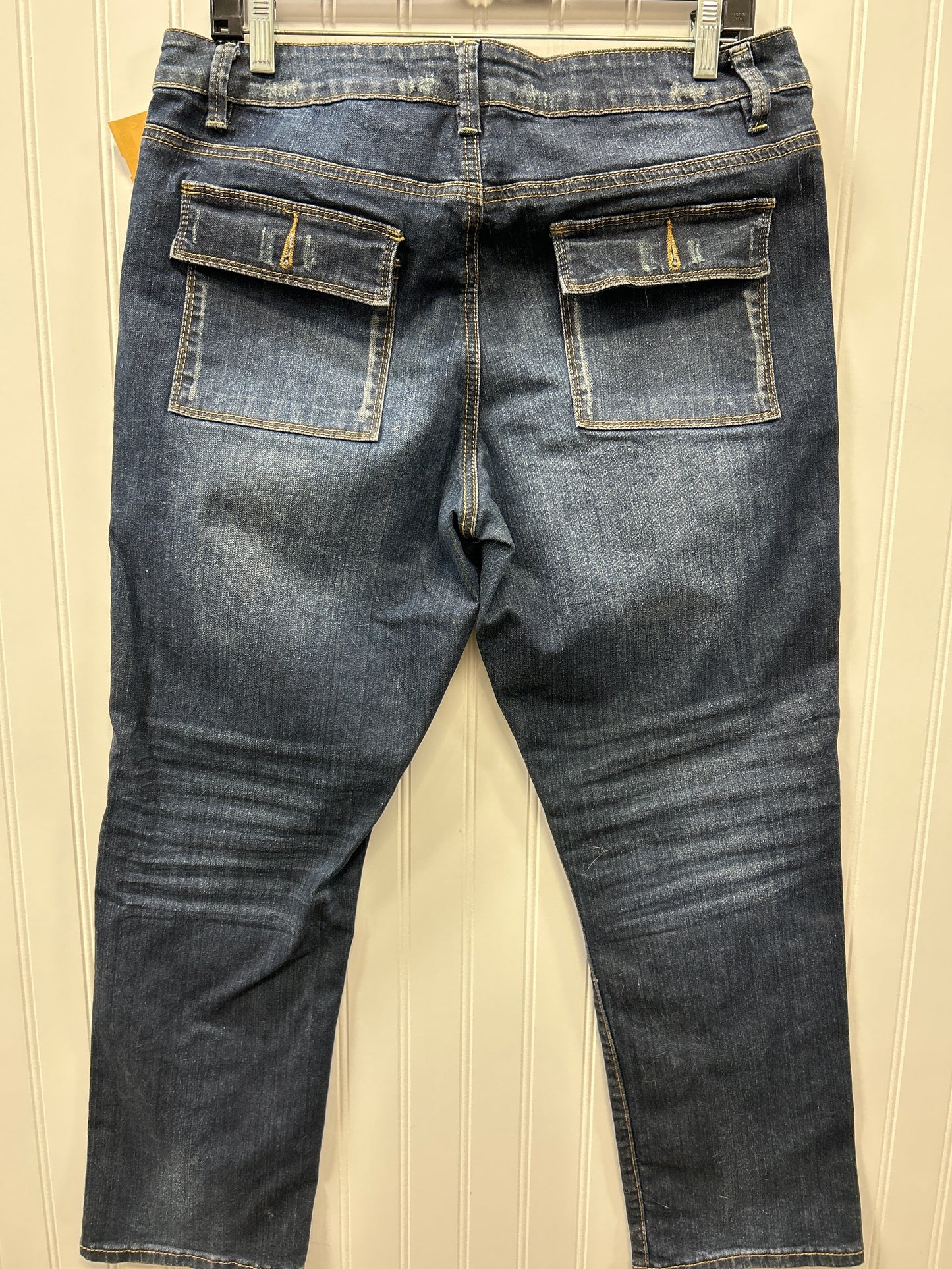 Jeans Flared By Natural Reflections In Blue Denim, Size:6