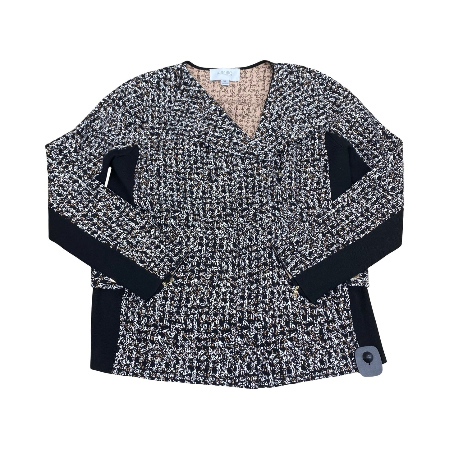 Blazer By Per Se In Multi, Size:Xl
