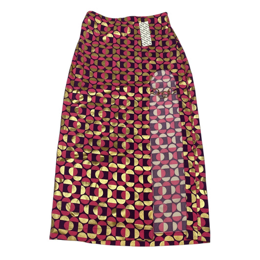 Skirt Midi By Urban Outfitters In Pink & Purple, Size:S