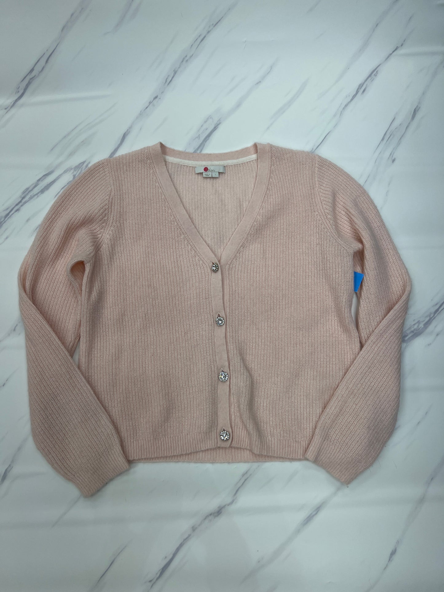 Sweater Cardigan By Boden In Pink, Size:L