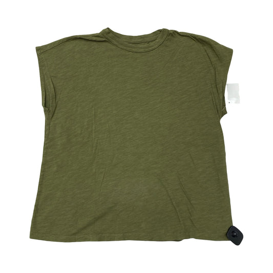 Top Sleeveless Designer By Eileen Fisher In Green, Size:Xs