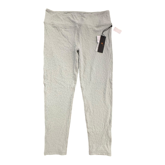 Athletic Leggings By Mono B In Green, Size:3X