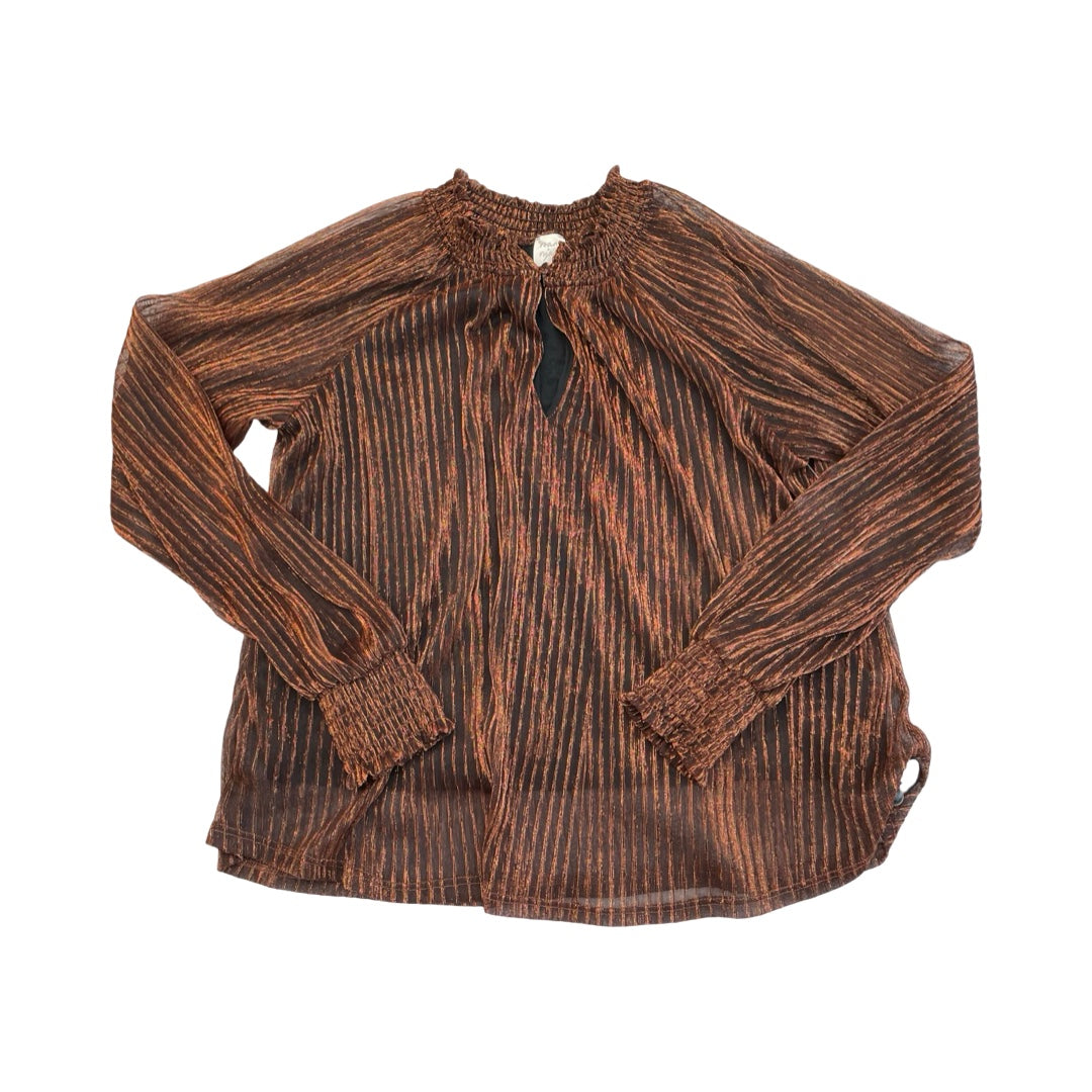 Top Ls By ROAN + RYAN In Bronze, Size:M