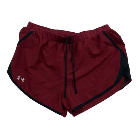 Athletic Shorts By Under Armour In Red, Size:Xl