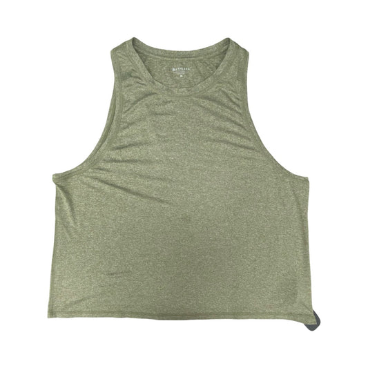 Athletic Tank Top By Athleta In Green, Size:Xl