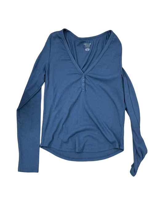 Top Ls By American Eagle In Blue, Size:L