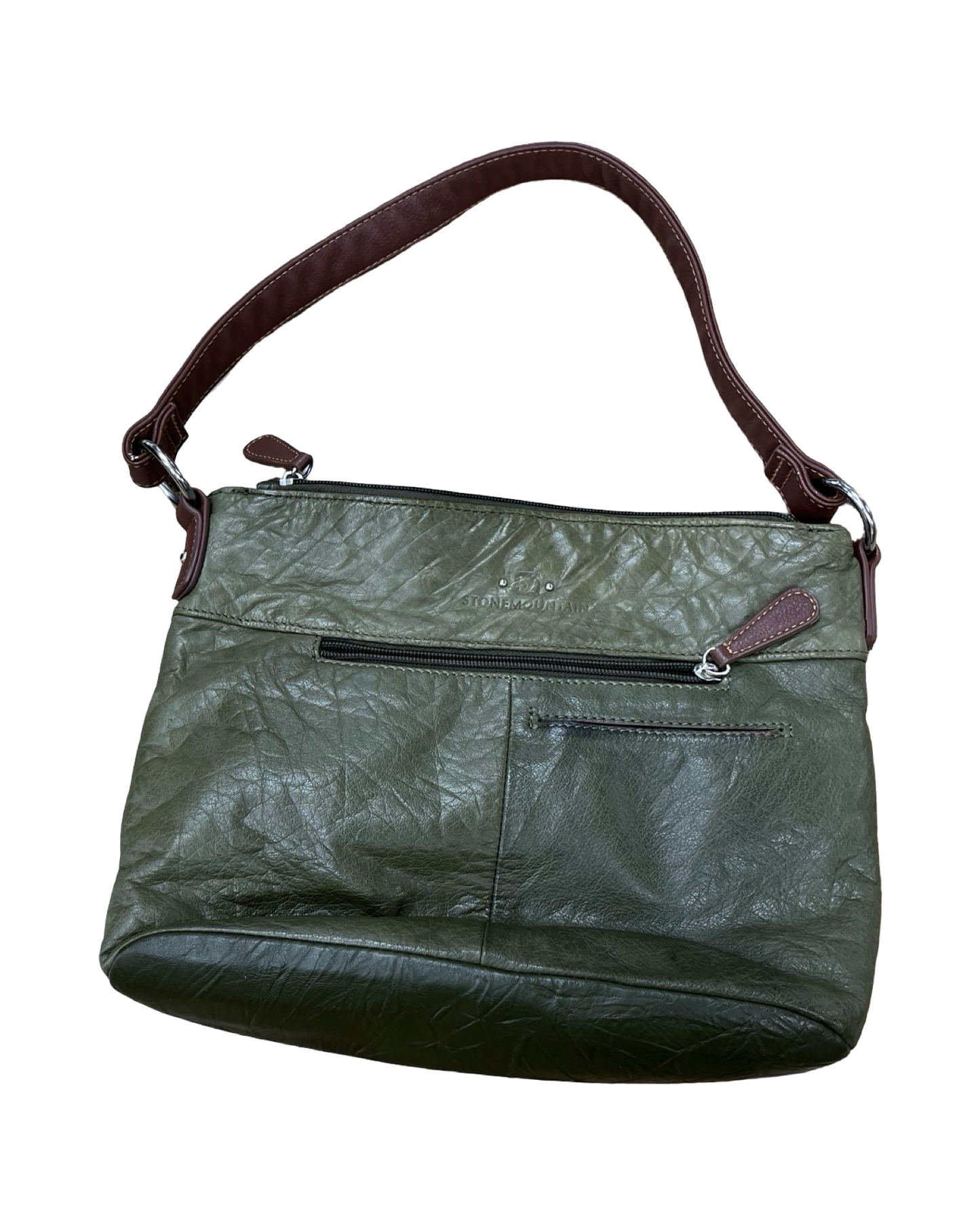 Handbag By Stone Mountain In Green, Size:Medium