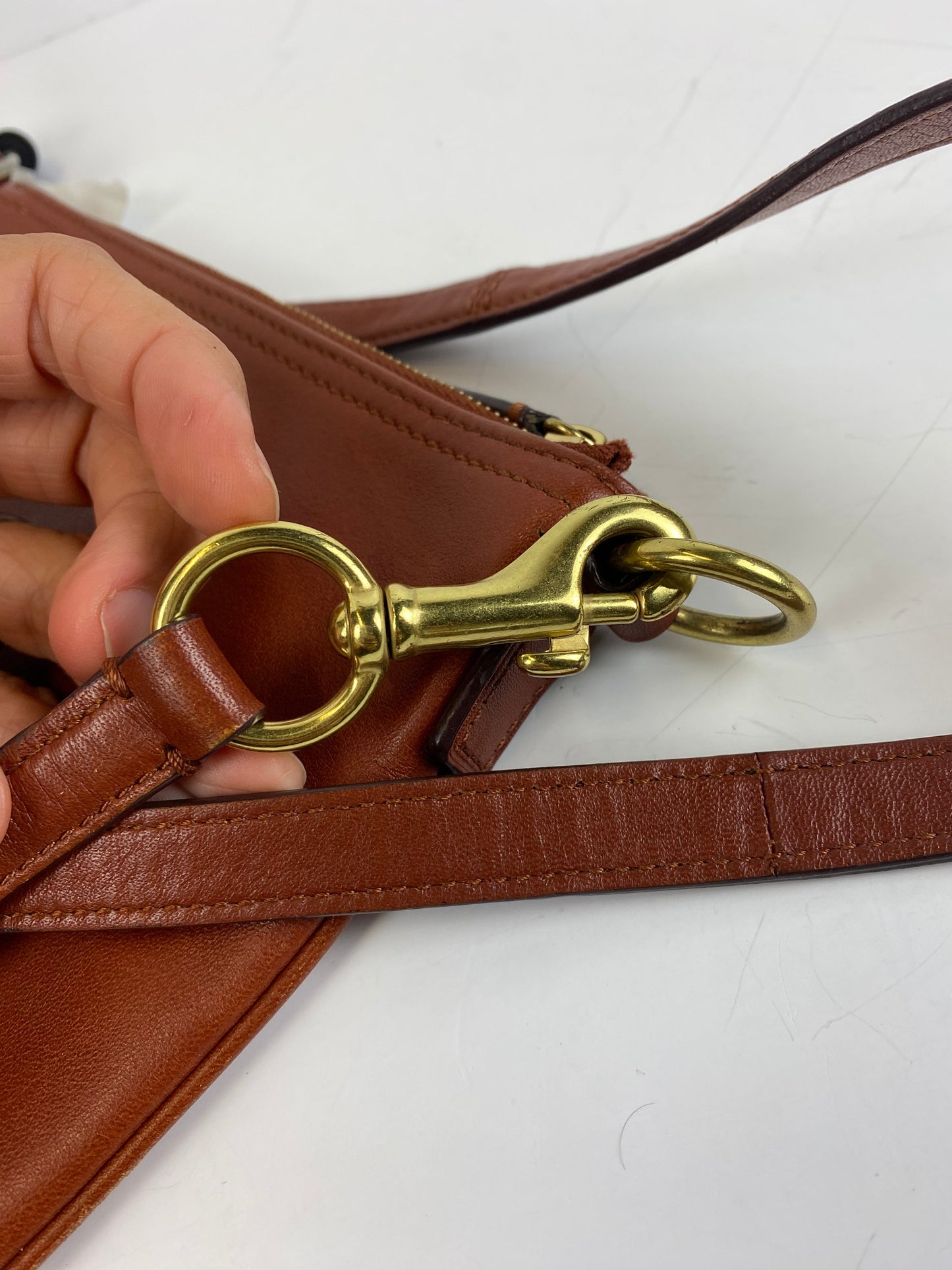 Crossbody Designer By Coach, Size: Medium