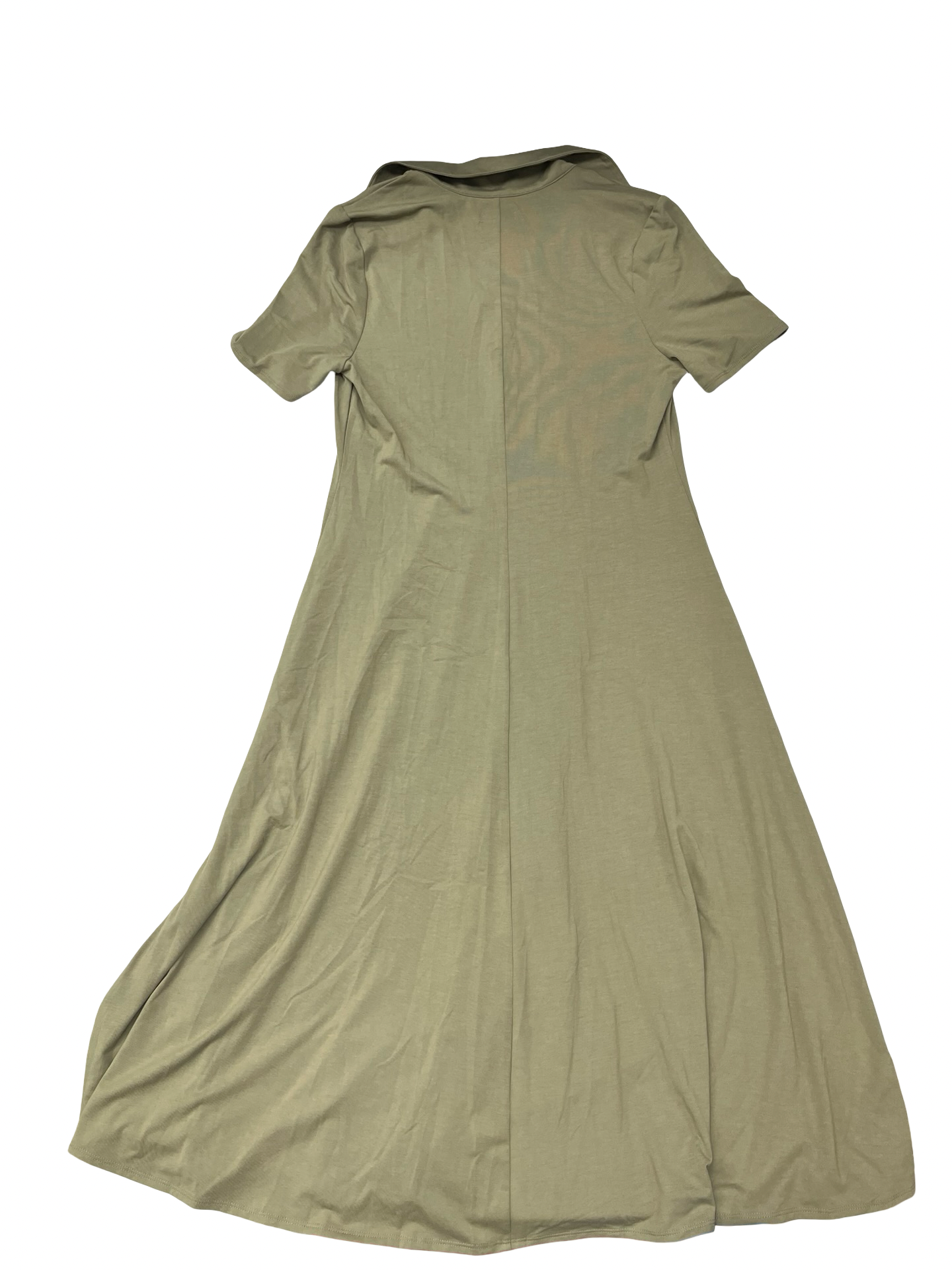 Dress Casual Midi By Nordstrom In Green, Size:M